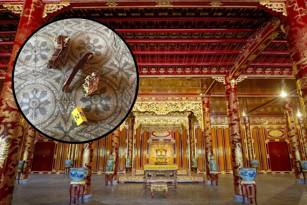 Wietnamska policja zatrzymała mężczyznę, który złamał podłokietnik zabytkowego tronu, uznawanego za skarb narodowy. Jak się okazało, sprawca był pijany.