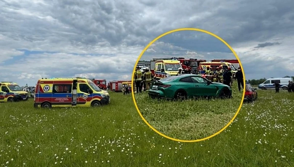 Dwie osoby zostały zatrzymane po wypadku na pokazach motoryzacyjnych, do którego doszło w niedzielę w Krośnie (woj. podkarpackie). Policja i prokurator badają okoliczności zdarzenia i proszą o pomoc świadków. Po tym, jak uczestniczące w wyścigu bmw wjechało w tłum, 18 osób zostało rannych.