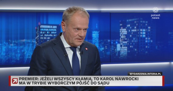 Tusk w "Gościu Wydarzeń": W jakiej sytuacji będzie Polska, jeżeli ktoś taki jak Nawrocki będzie na szczytach NATO?
