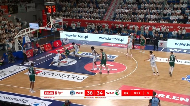 Skrót meczu Anwil Włocławek - Legia Warszawa.
