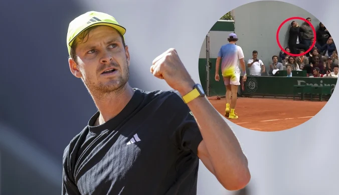 Hurkacz zdominowany, to najlepsze podsumowanie. Jeden moment i wrzawa