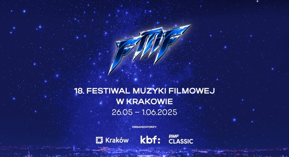 Do niedzieli Kraków zamienia się w prawdziwą stolicę muzyki filmowej. 18. edycja Festiwalu Muzyki Filmowej (FMF) to wydarzenie pełne emocji, przywołujące największe muzyczne momenty z historii kina, seriali oraz gier wideo. Znani i cenieni kompozytorzy, oryginalne projekcje filmowe oraz koncerty tematyczne – to wszystko czeka na miłośników dźwięków wielkiego ekranu w sercu Małopolski.