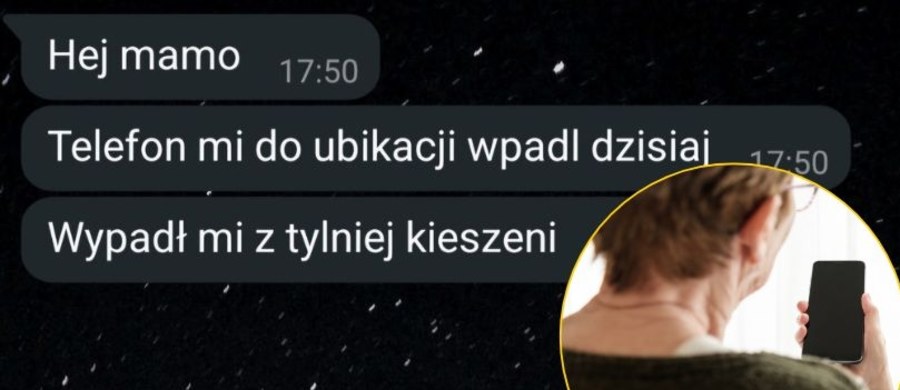 Blisko 9 tysięcy złotych straciła 73-latka, która była przekonana, że koresponduje z własnym synem. Dowiedziała się, że zepsuł się jego telefon. Dostała wiadomość, że potrzebne są pieniądze na opłatę zaległych rachunków. To nie był jej syn, to był oszust.