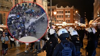 Kibice demolują Wrocław. Skandaliczne obrazki. Interweniowała brygada policji