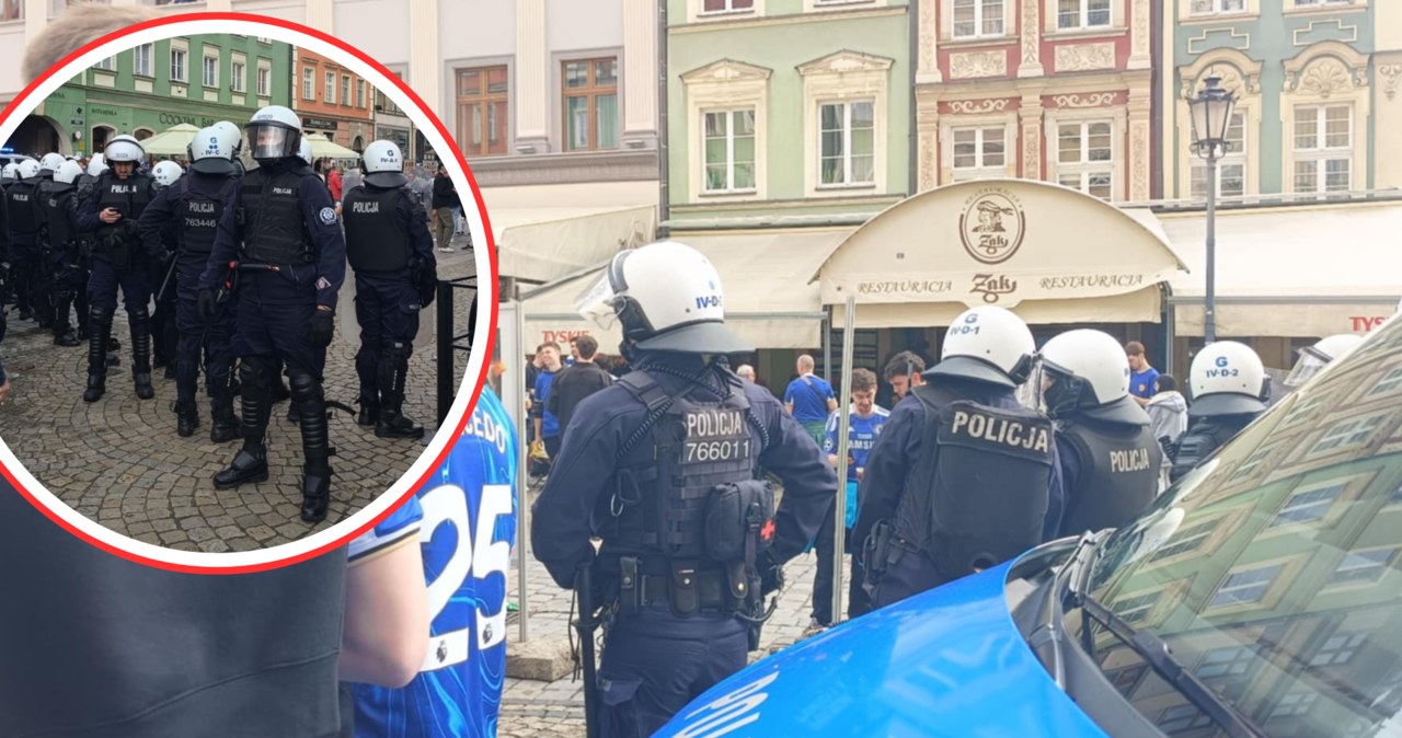 Starcie kibiców we Wrocławiu. Policja użyła armatek, w tle chóralne śpiewy. Dantejskie sceny