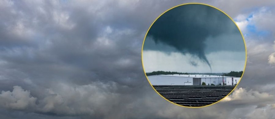 Burze, deszcz i wiatr. W Wielkopolsce warunki atmosferyczne przybrały gwałtowny wymiar, tworząc regularną trąbę powietrzną, która zaobserwowano w miejscowości Teresin pod Trzcianką. Zjawisko na szczęście nie było zbyt silne.