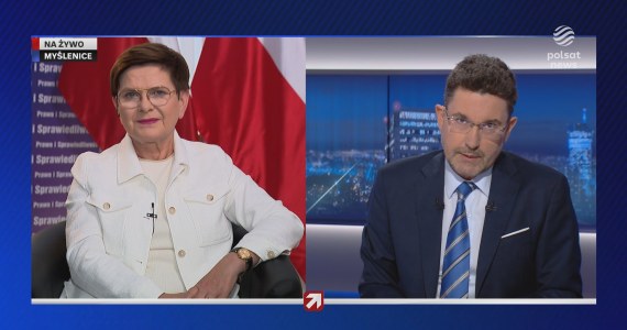 Szydło w "Gościu Wydarzeń" o spotkaniu Nawrockiego z Mentzenem: Bardzo dobrze, iż rozmowa się odbyła