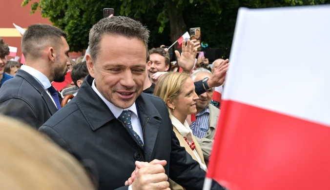Ostatnie godziny kampanii wyborczej. Rafał Trzaskowski rusza na północ