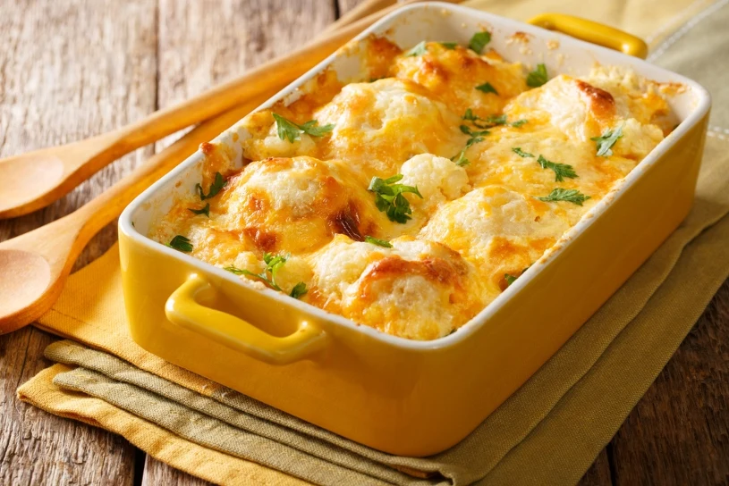 Smakuje jak maron z serem, ale nie ma makaronu. Lekka i pożywna zapiekanka