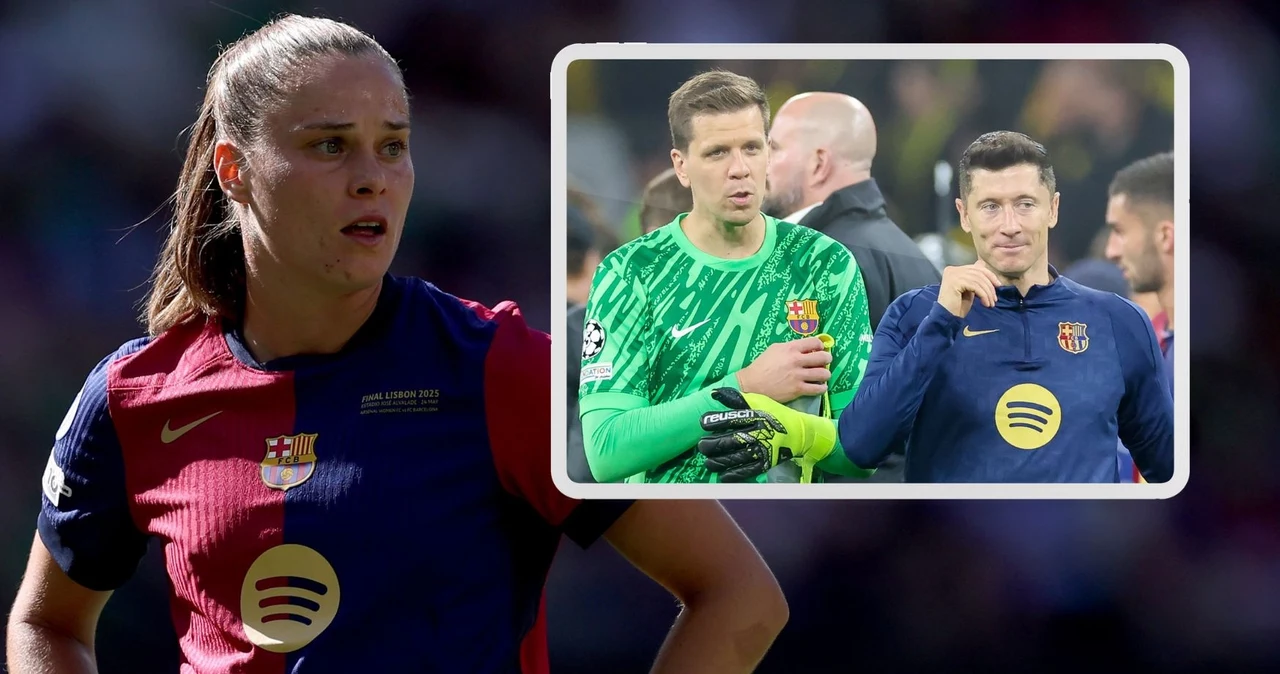 Ewa Pajor / Wojciech Szczęsny i Robert Lewandowski