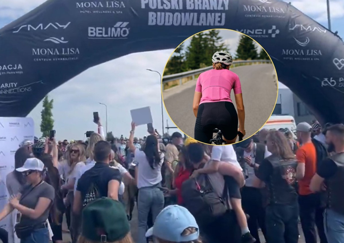 Rekord Polski w jeździe na rowerze pobity. Trwa akcja "Pomaganie buduje"