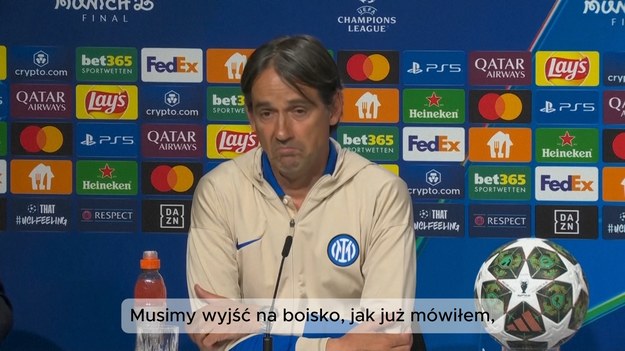 Simone Inzaghi przed drugim finałem Ligi Mistrzów z Interem wierzy w zespół, który „dał mu wszystko przez cztery lata”. Mediolańczycy chcą zatrzymać paryską potęgę i zapisać się w historii.
