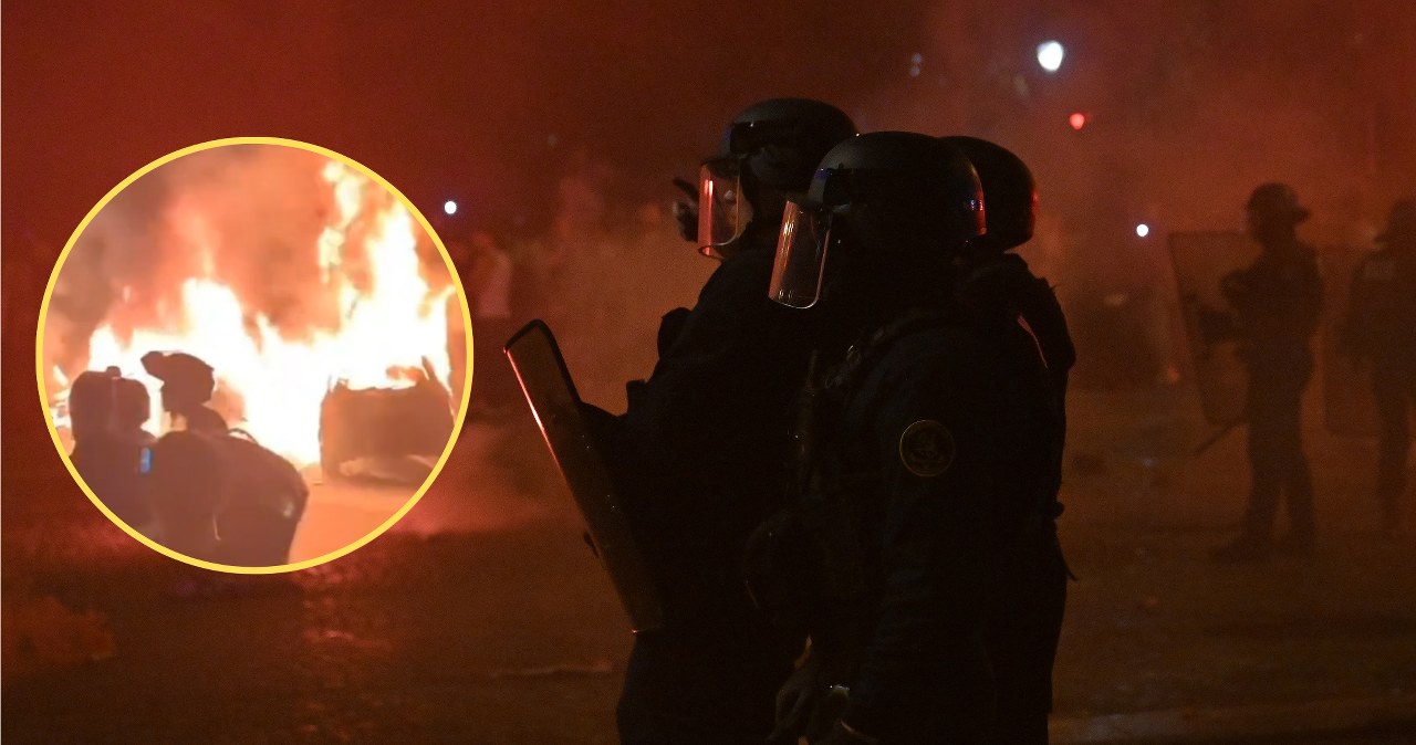 Chaos po triumfie PSG. Paryż w ogniu, 500 km dalej auto wjechało w kibiców