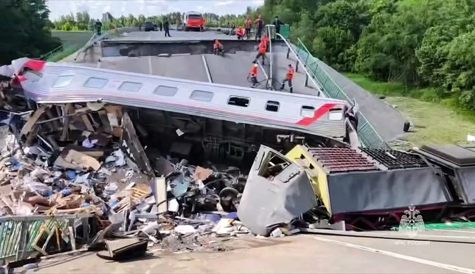 "Akty terroru". W Rosji zawaliły się dwa mosty 