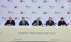 Konferencja prasowa Państwowej Komisji Wyborczej. Frekwencja na godz. 12