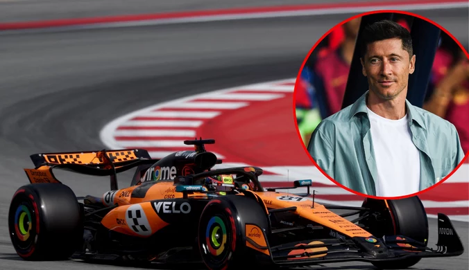 Dominacja McLarena, Verstappen był bezradny. Lewandowski "witał" kierowców na mecie