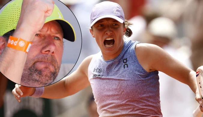Świątek naprawdę to zrobiła, Fissette nie wytrzymał. Sceny na Roland Garros