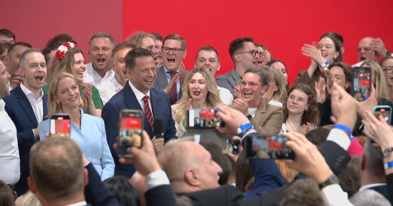 Pierwsze reakcje po wynikach exit poll. Euforia w sztabie Trzaskowskiego