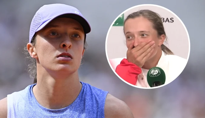 Niebezpieczny incydent na konferencji Świątek. Zarejestrowano reakcję Polki