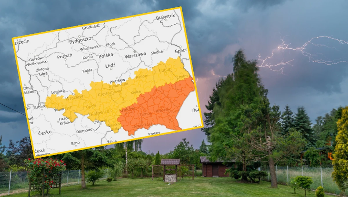 Instytut Meteorologii i Gospodarki Wodnej wydał w poniedziałek szereg ostrzeżeń pierwszego i drugiego stopnia przed gwałtownymi zjawiskami pogodowymi. Alarmy obejmują wiele regionów Polski i obowiązują od godziny 13 do 23. Mieszkańcy zagrożonych obszarów muszą liczyć się z intensywnymi opadami, burzami, a nawet gradem. Sprawdź, gdzie należy zachować szczególną ostrożność.