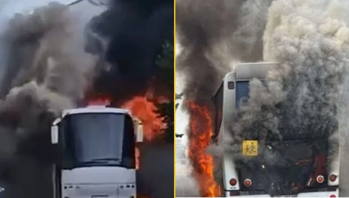 Chwile grozy w Śląskiem. W Tąpkowicach w powiecie tarnogórskim spłonął autokar, którym dzieci miały pojechać na wycieczkę. Informację o tym zdarzeniu dostaliśmy na Gorącą Linię RMF FM. 