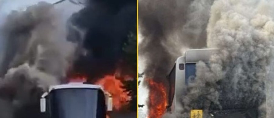 Chwile grozy w Śląskiem. W Tąpkowicach w powiecie tarnogórskim spłonął autokar, którym dzieci miały pojechać na wycieczkę. Informację o tym zdarzeniu dostaliśmy na Gorącą Linię RMF FM. 
