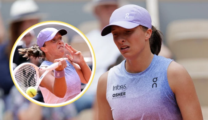 Przykry koniec treningu dla Igi Świątek. Tego Polka nie miała w planie