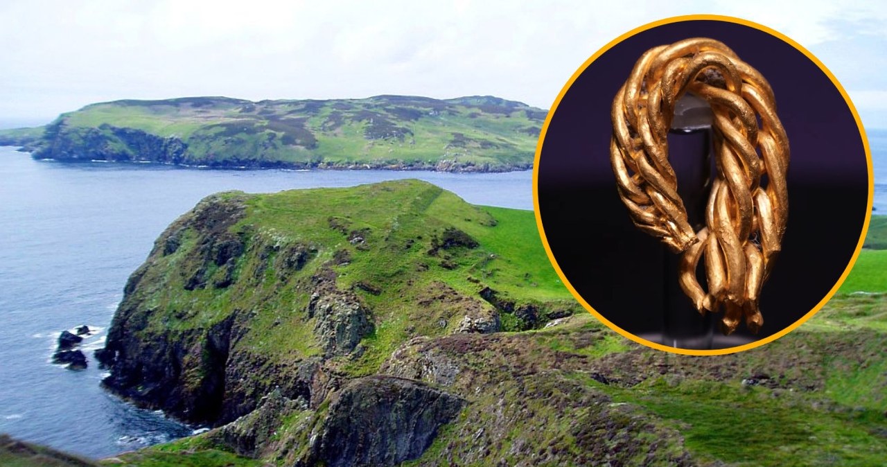 Złoto wikingów. Rzadki skarb sprzed tysiąca lat na Wyspie Man