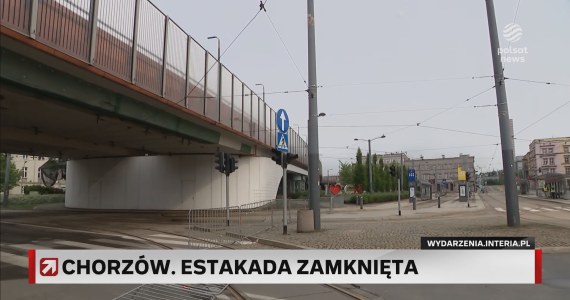 Estakada grozi zawaleniem. Ważna droga musiała zostać zamknięta