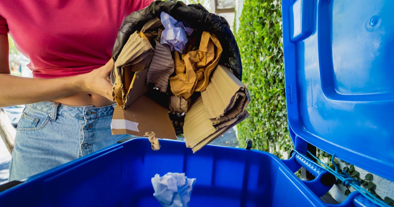 Nie wrzucaj tego papieru do niebieskiego śmietnika. Kara jest wysoka