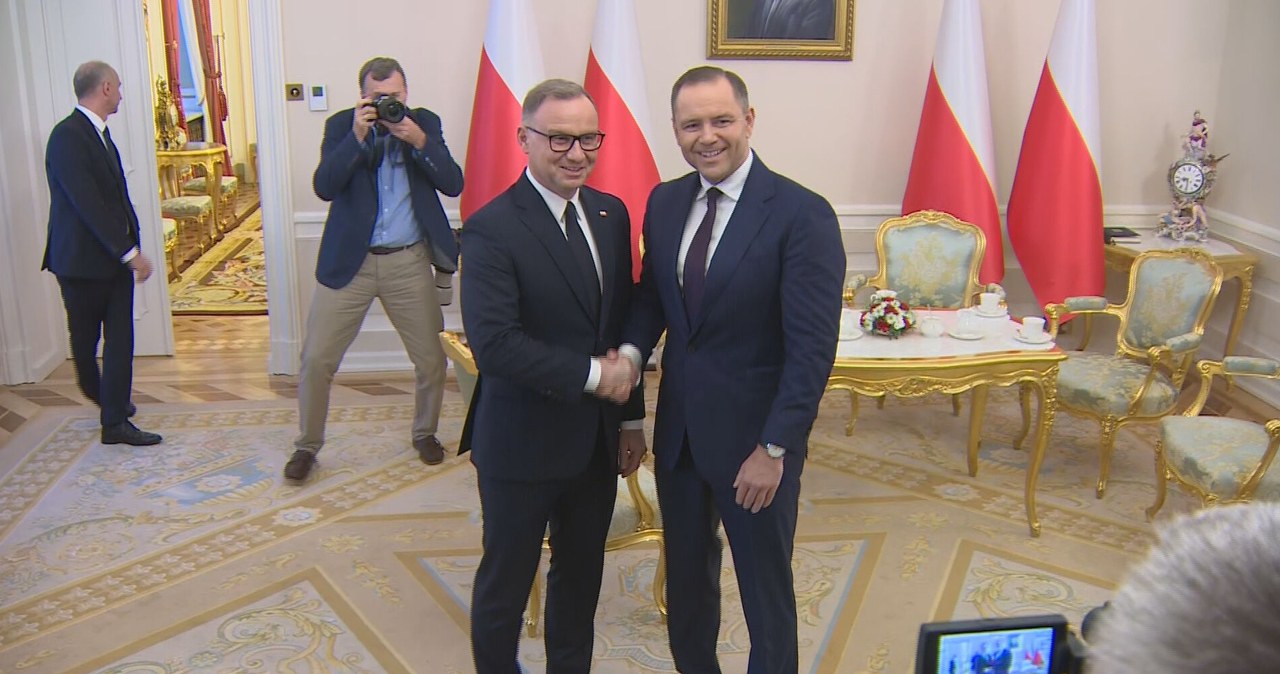 Pierwsze spotkanie Duda - Nawrocki po wyborach. Prezydent elekt w Pałacu