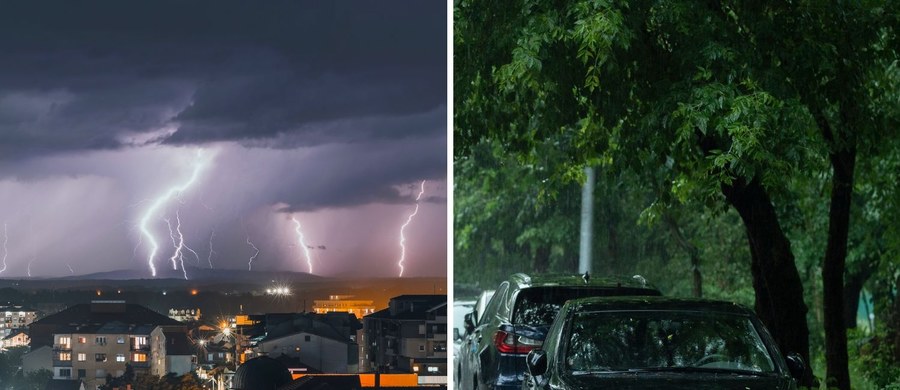 Burze, silne opady deszczu, a lokalnie nawet grad. Pogoda w środę będzie bardzo dynamiczna. Instytut Meteorologii i Gospodarki Wodnej wydał ostrzeżenia I i II stopnia przed burzami w 12 województwach.