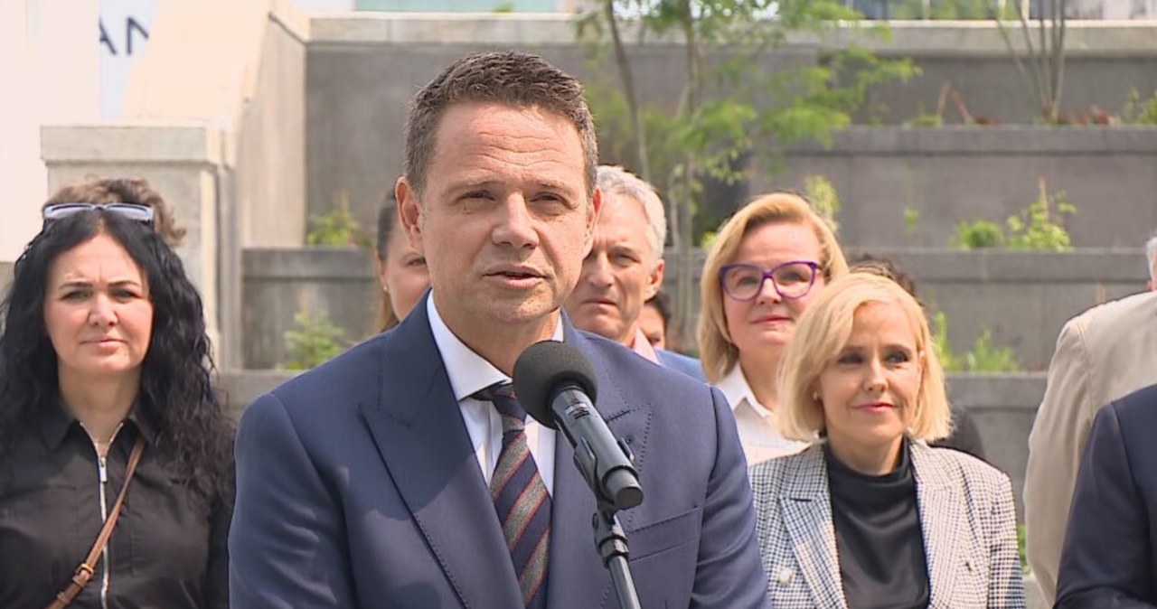 Pierwsza konferencja po przegranej w wyborach. Trzaskowski zabrał głos