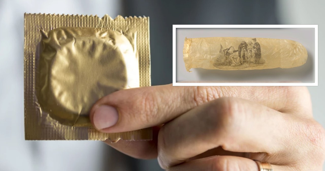 Antykoncepcja z 1830 r. Owcza prezerwatywa z erotycznym rysunkiem