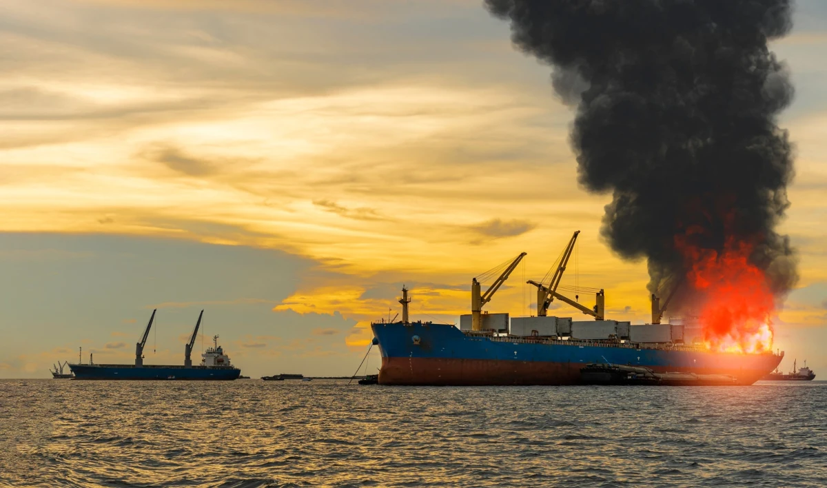 Załoga statku towarowego Morning Midas, przewożącego około 3 tys. samochodów, w tym 800 elektrycznych, porzuciła go w środę u wybrzeży Alaski po wybuchu pożaru na pokładzie - poinformował cytowany przez Reutersa armator jednostki Zodiac Maritime.