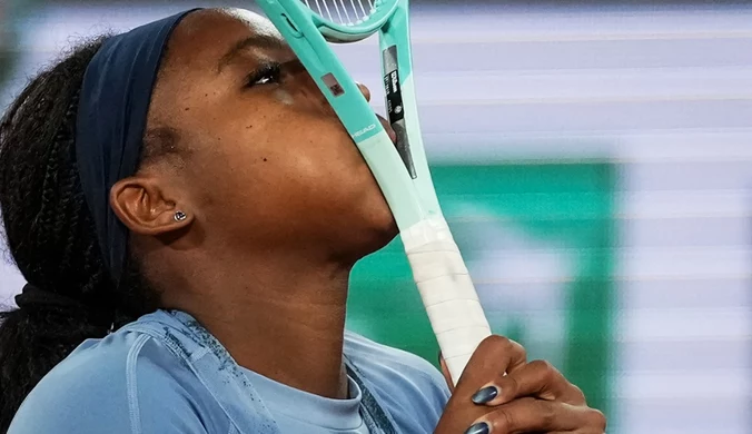 Rezygnacja Gauff, a Polka świętuje. Historyczny moment, Amerykanka za jej plecami