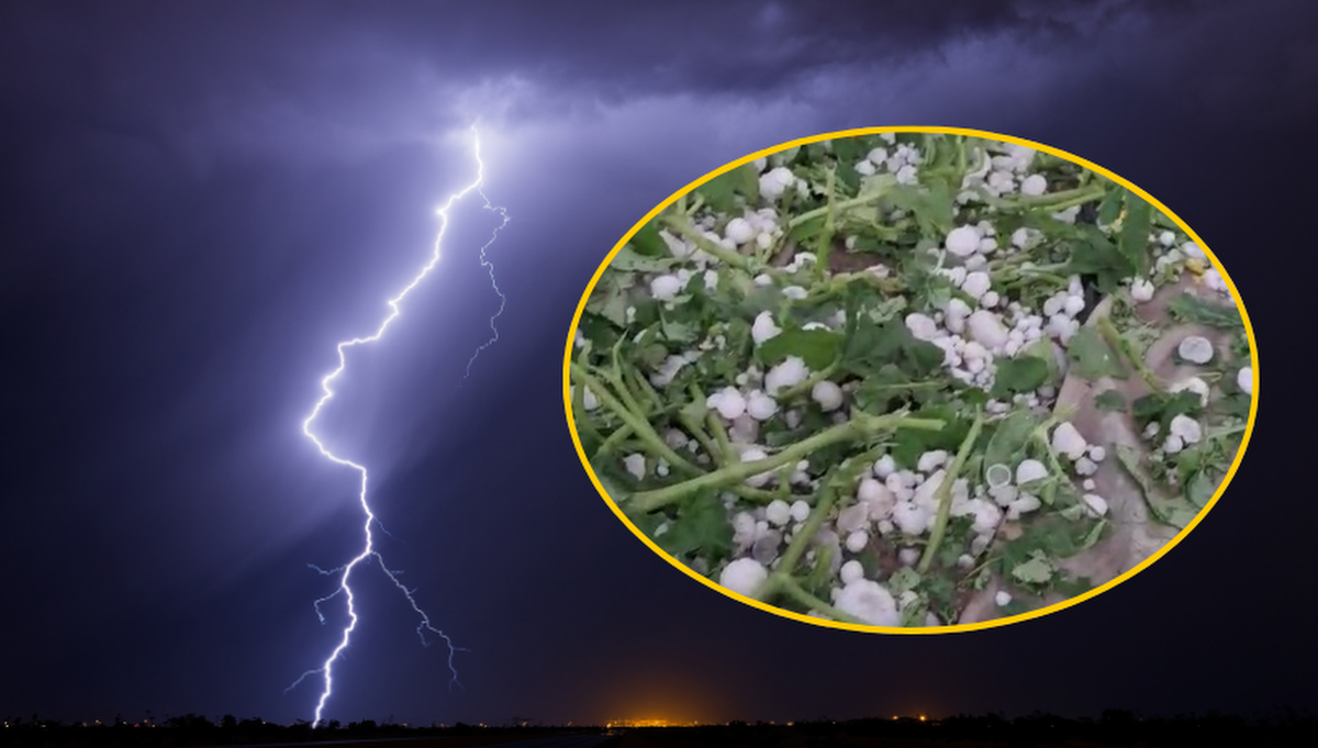 Gwałtowne burze z dużym gradem. Armagedon pogodowy na Dolnym Śląsku