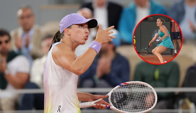 Sabalenka upadła, mogło skończyć się fatalnie. Świątek tego nie widziała