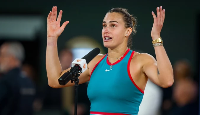 Sabalenka zaskoczona tym, co stało się w meczu ze Świątek. Nawet tego nie kryła
