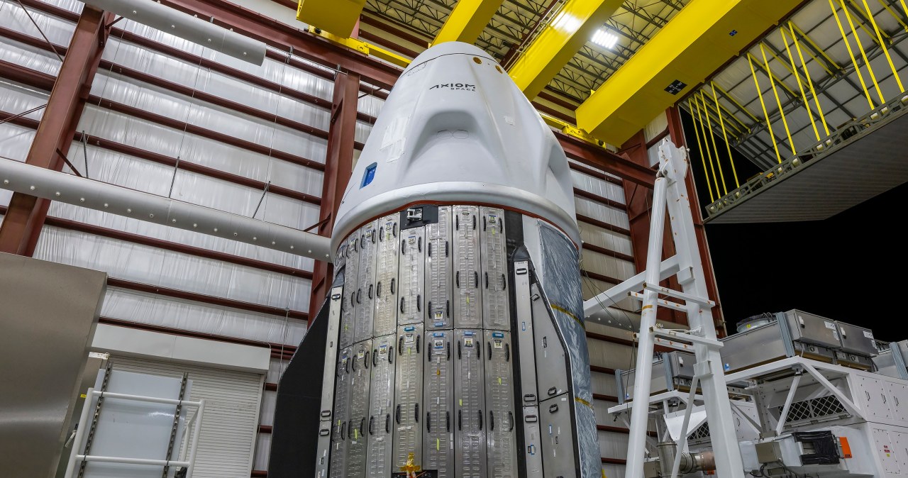 Kapsuła polskiego astronauty na miejscu startu. Poleci nią na ISS