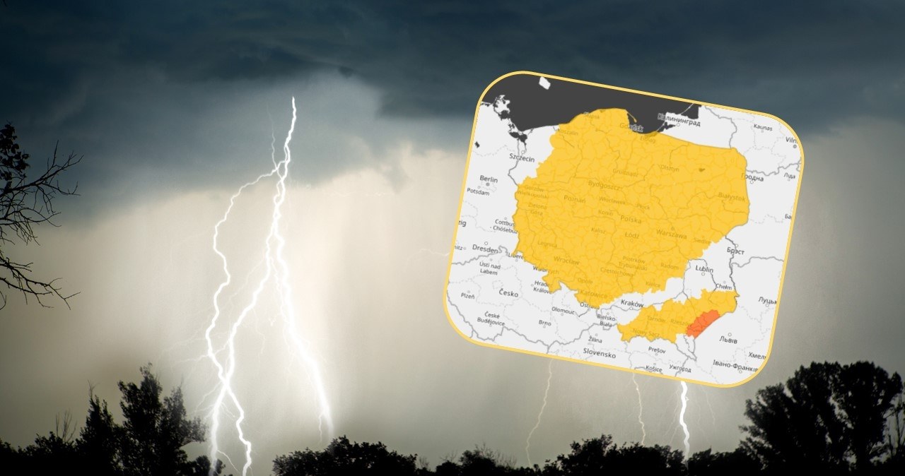 Upał i burze z gradem. IMGW ostrzega prawie całą Polskę