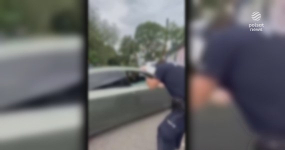 "Wydarzenia": Strzały przed marketem. Policjant zranił policjanta