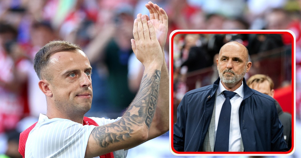 Piękna scena w Chorzowie, Probierz reaguje. Tak skomentował pożegnanie Grosickiego