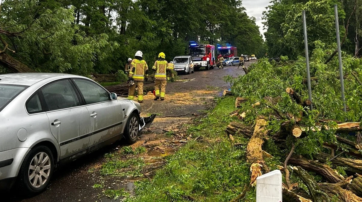 Ponad 800 zgłoszeń związanych z usuwaniem skutków gwałtownych zjawisk atmosferycznych odebrali strażacy w sobotę do godz. 22:30. Żywioł nie okazał się tak niszczycielski, jak w ostatnich dniach. Niemniej, zła pogoda doprowadziła m.in. do przerwania Spotkania Młodych w Lednicy.