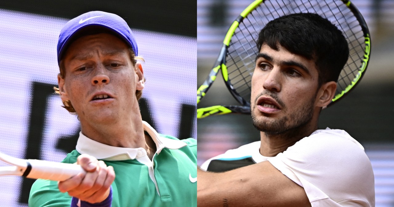 Ponad pięć godzin finału Sinner - Alcaraz. Powrót z 0-2 w setach, po obronie trzech meczboli