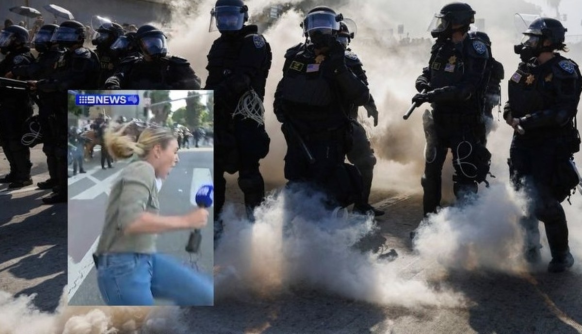 Reporterka postrzelona przez policjanta. Szokujące nagranie