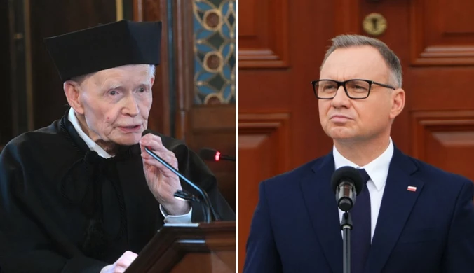 Prezydent naśladował głos profesora Strzembosza. Sędzia reaguje