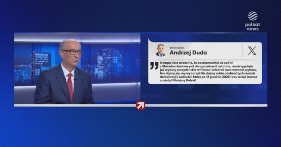 Czarzasty w "Gościu Wydarzeń" do prezydenta: Niech pan złapie trochę dystansu