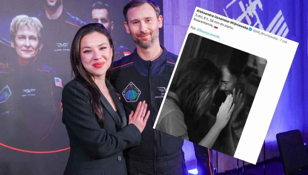 "Jest to skomplikowana dawka różnych skrajnych emocji. Z jednej strony w sposób oczywisty jest to poruszenie, jest to takie głębokie wzruszenie, że najdroższy mi człowiek, moja najdroższa osoba jest w stanie spełniać swoje marzenia, jednocześnie realizować troszeczkę tym swoim marzeniem, które zbierze atencję Polek i Polaków, realizować marzenie dużo większej liczby ludzi" - powiedziała w rozmowie z korespondentem RMF FM Pawłem Żuchowskim Aleksandra Uznańska-Wiśniewska, żona polskiego astronauty, który w środę po godzinie 14:00 czasu polskiego ma wyruszyć w podróż na Międzynarodową Stację Kosmiczną.