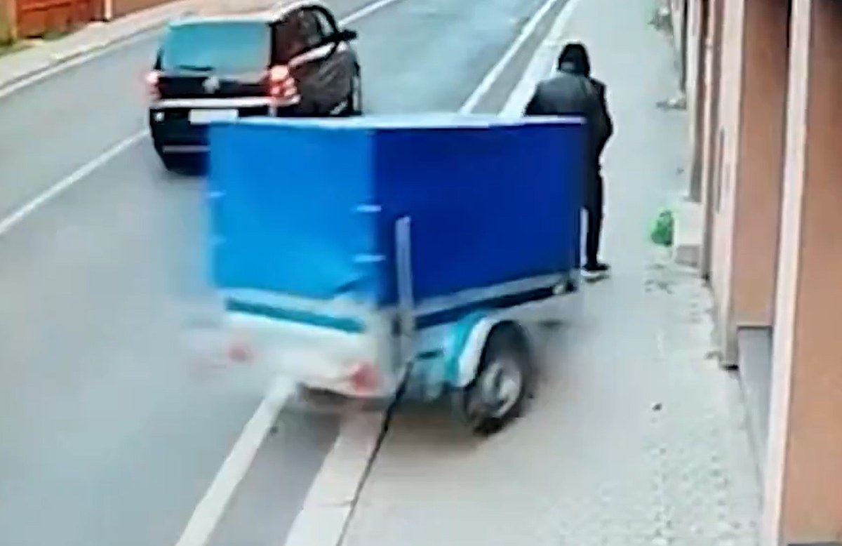 Wstrząsający wypadek w miasteczku. Przerażające nagranie